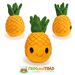 Ananas Pineapple - Amigurumi Crochet THUMB 2 - FROGandTOAD Créations